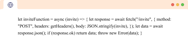Code Sample in HTML Paragraph Block of unformatted Code written inside a HTML