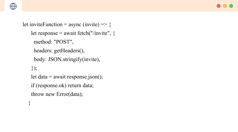 Code Sample in HTML Preformatted Text Block of Code written inside a HTML