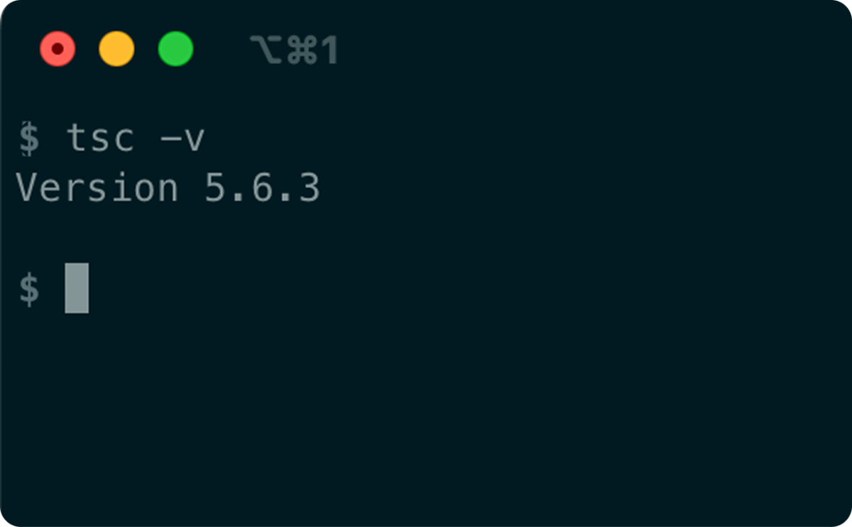TypeScript Check Version